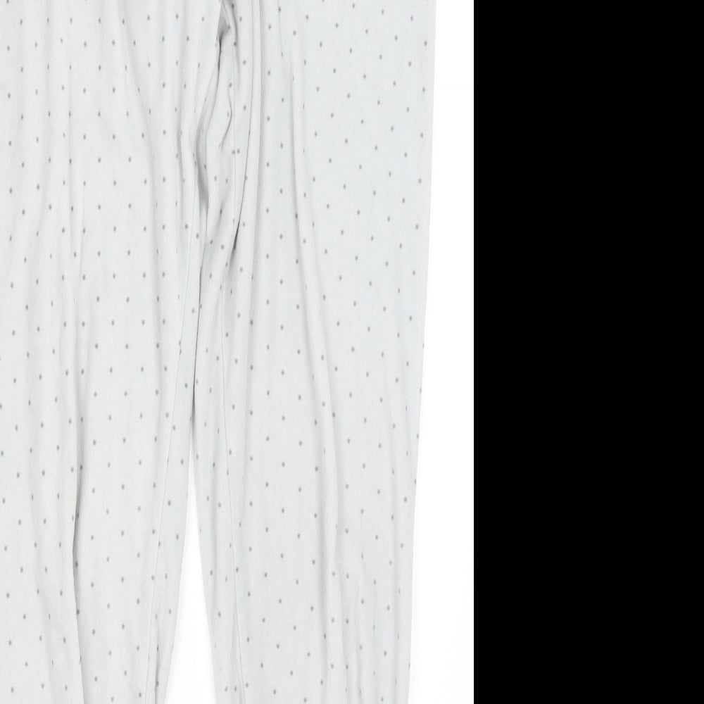 Love To Lounge Womens Grey Polka Dot Top Pyjama Set Size XS