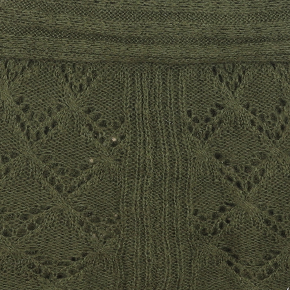 F&F Girls Green Shrug Jumper Size 7-8 Years