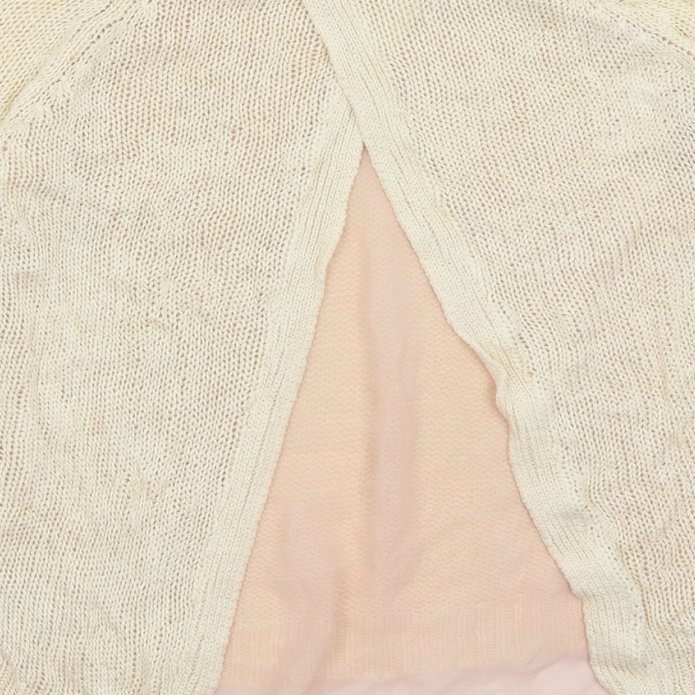 New Look Womens Ivory Pullover Jumper Size 8
