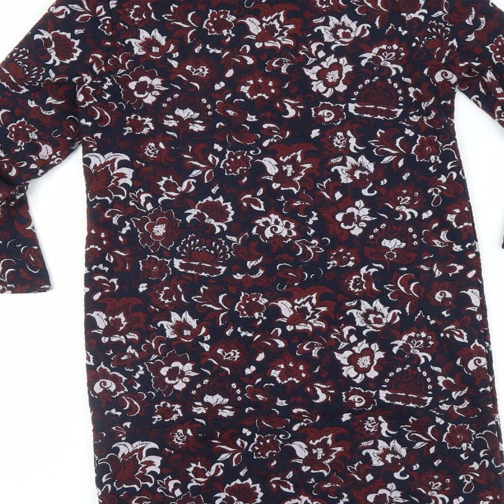 NEXT Womens Multicoloured Floral Jumper Dress Size 6