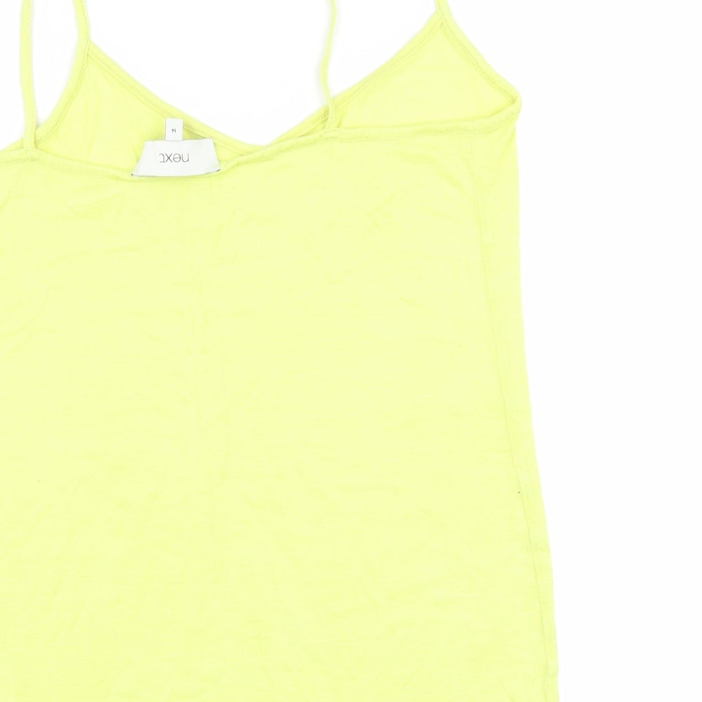 NEXT Womens White Basic Tank Size 14