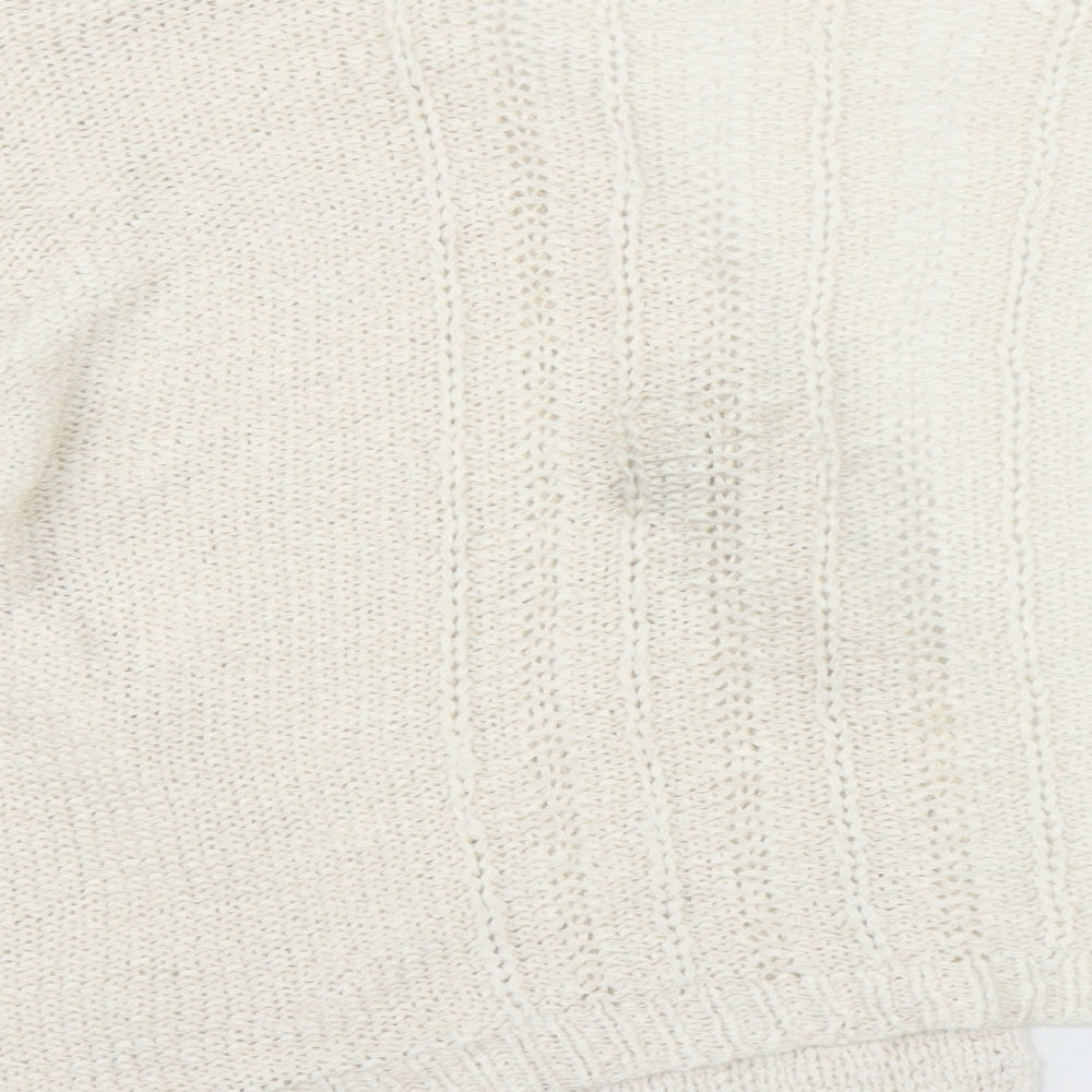 Ethel Austin Womens Ivory Cardigan Jumper Size 18