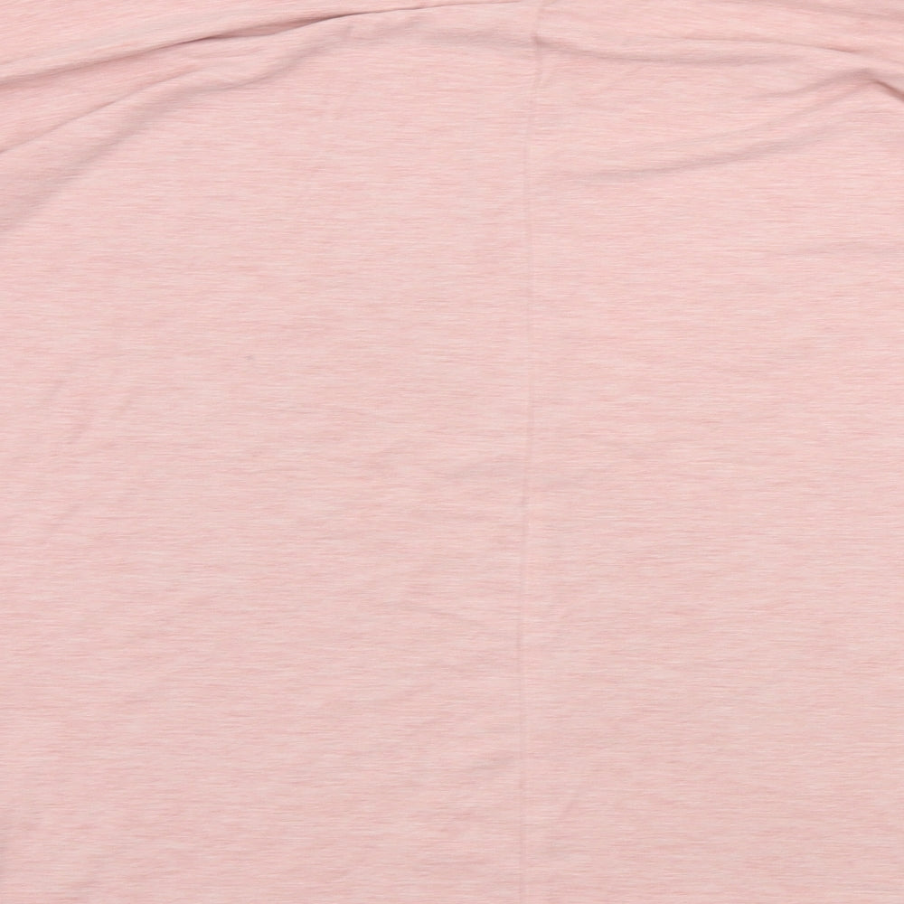 Amisu Womens Pink Basic T-Shirt Size M