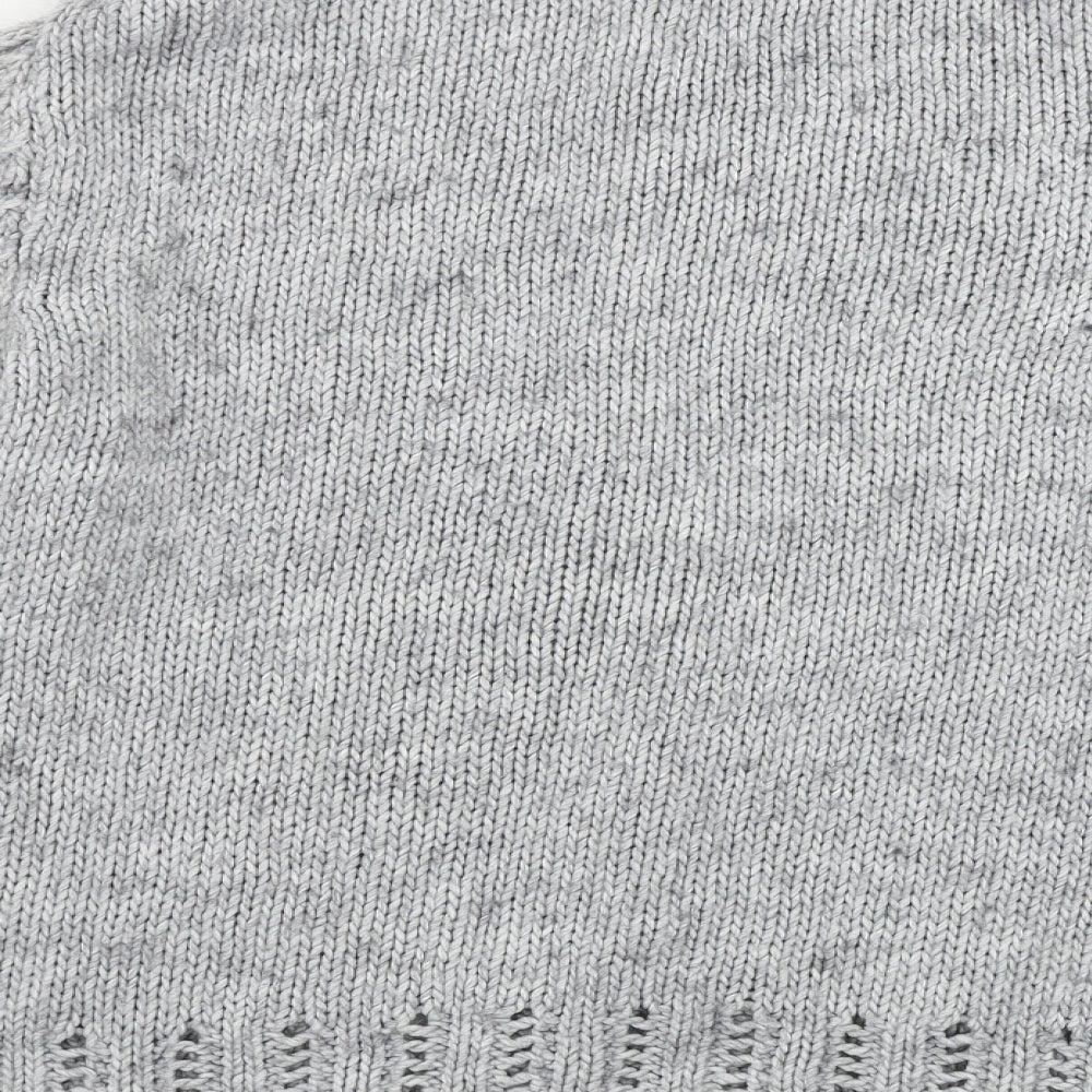 love chic Womens Grey Pullover Jumper Size L