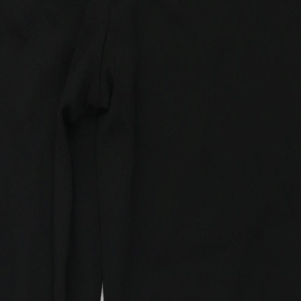 Peacocks Womens Black Trousers Size 14 L26 in