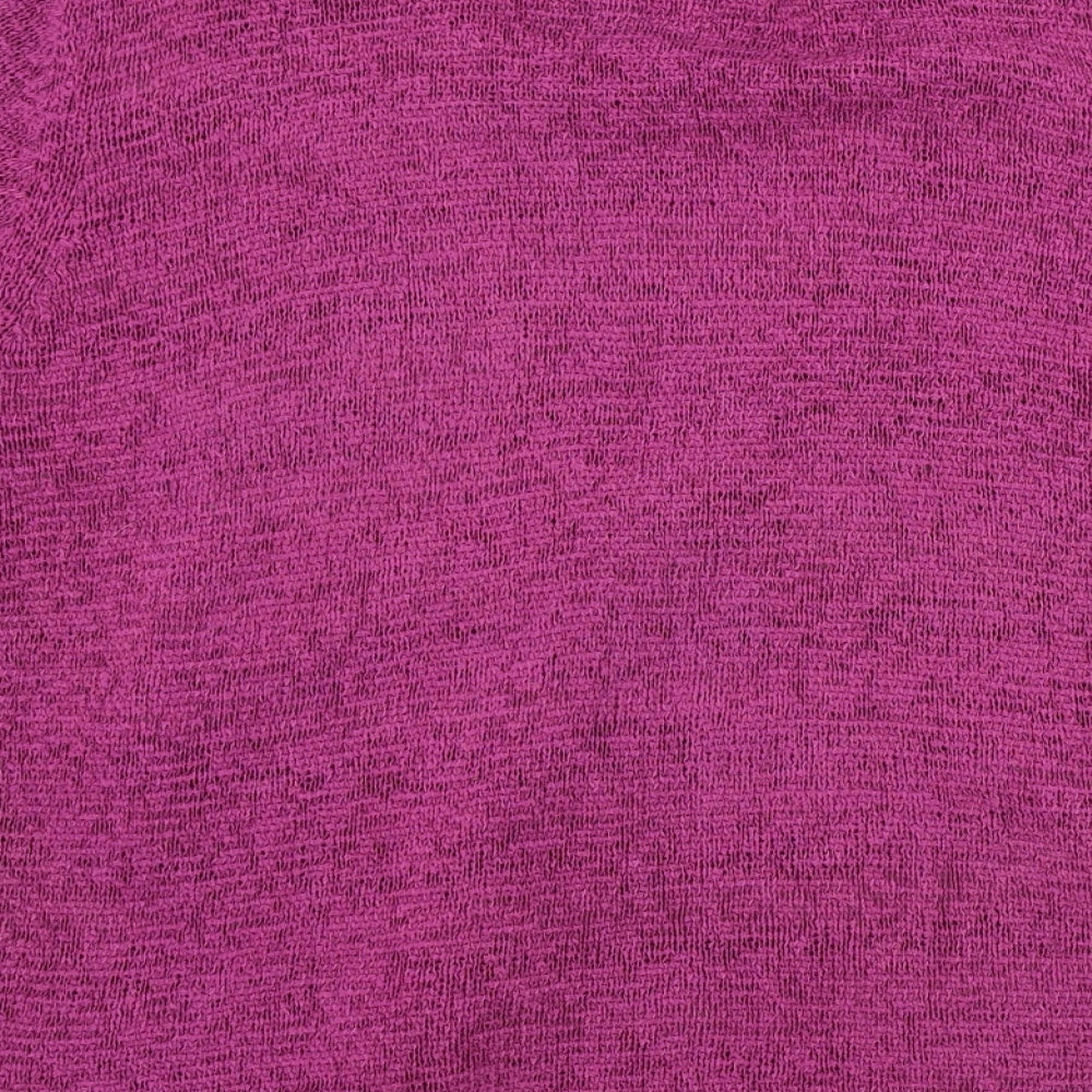 Bonmarché Womens Pink Pullover Jumper Size M