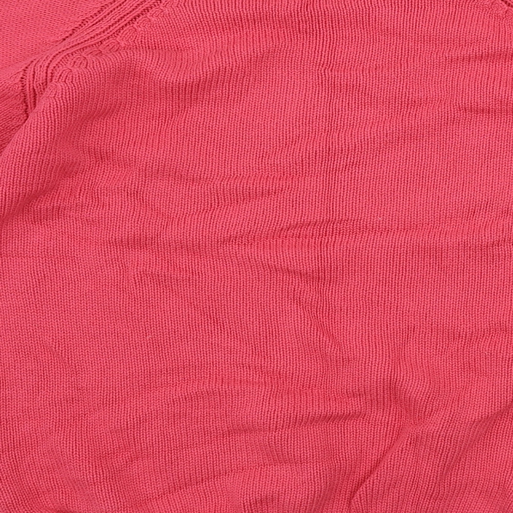 hale Womens Pink Pullover Jumper Size S