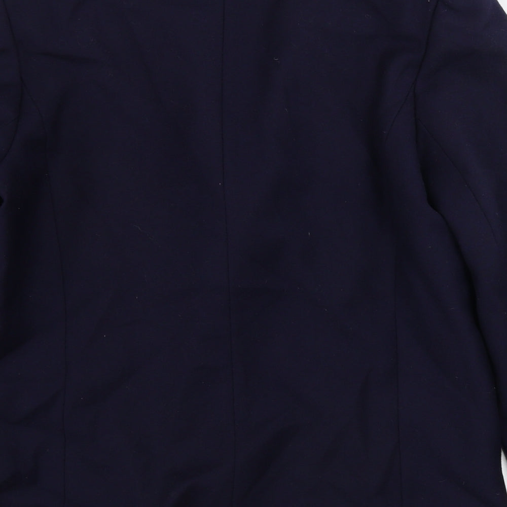 dacks london Womens Blue Jacket Blazer Size 12