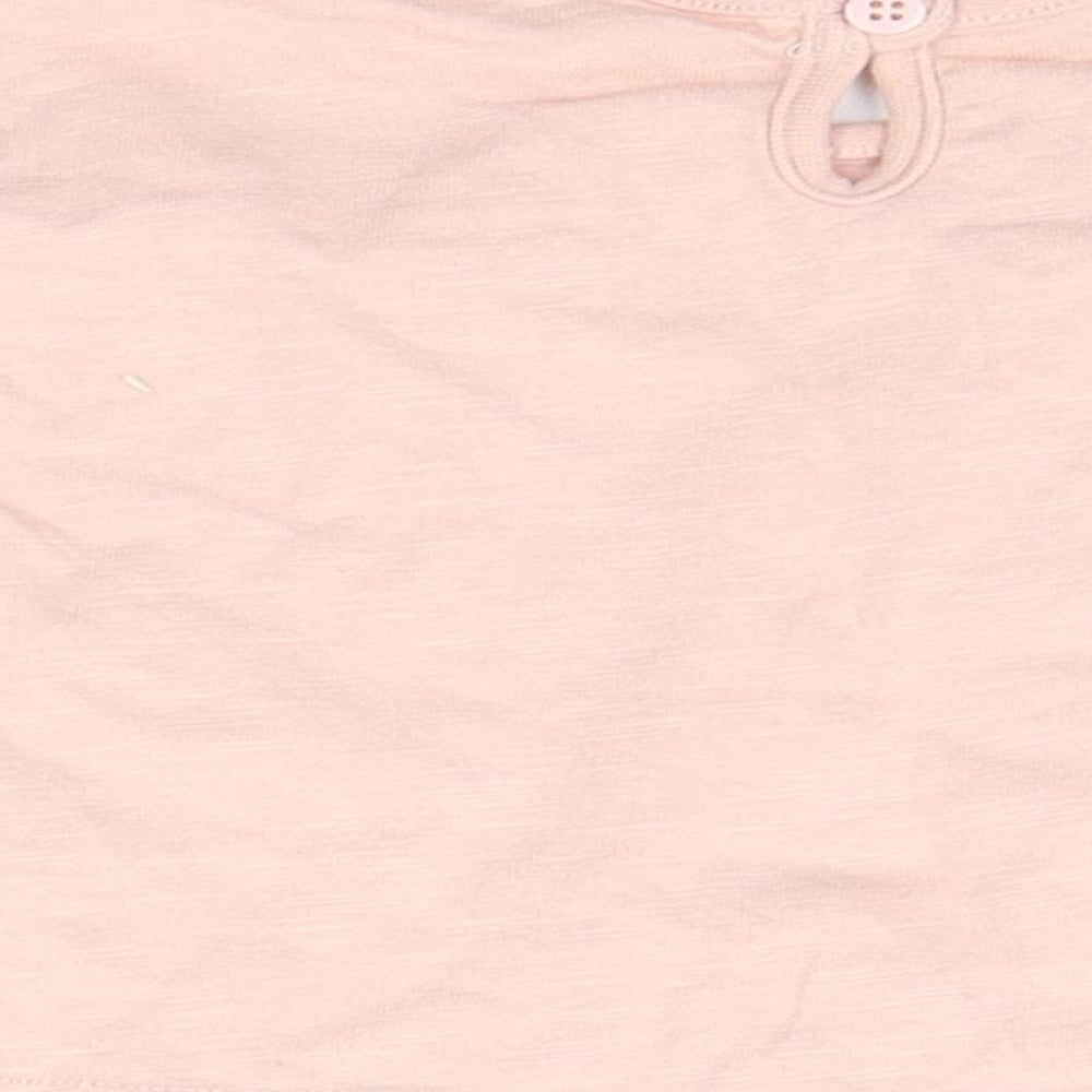George Baby Beige Basic T-Shirt Size 3-6 Months