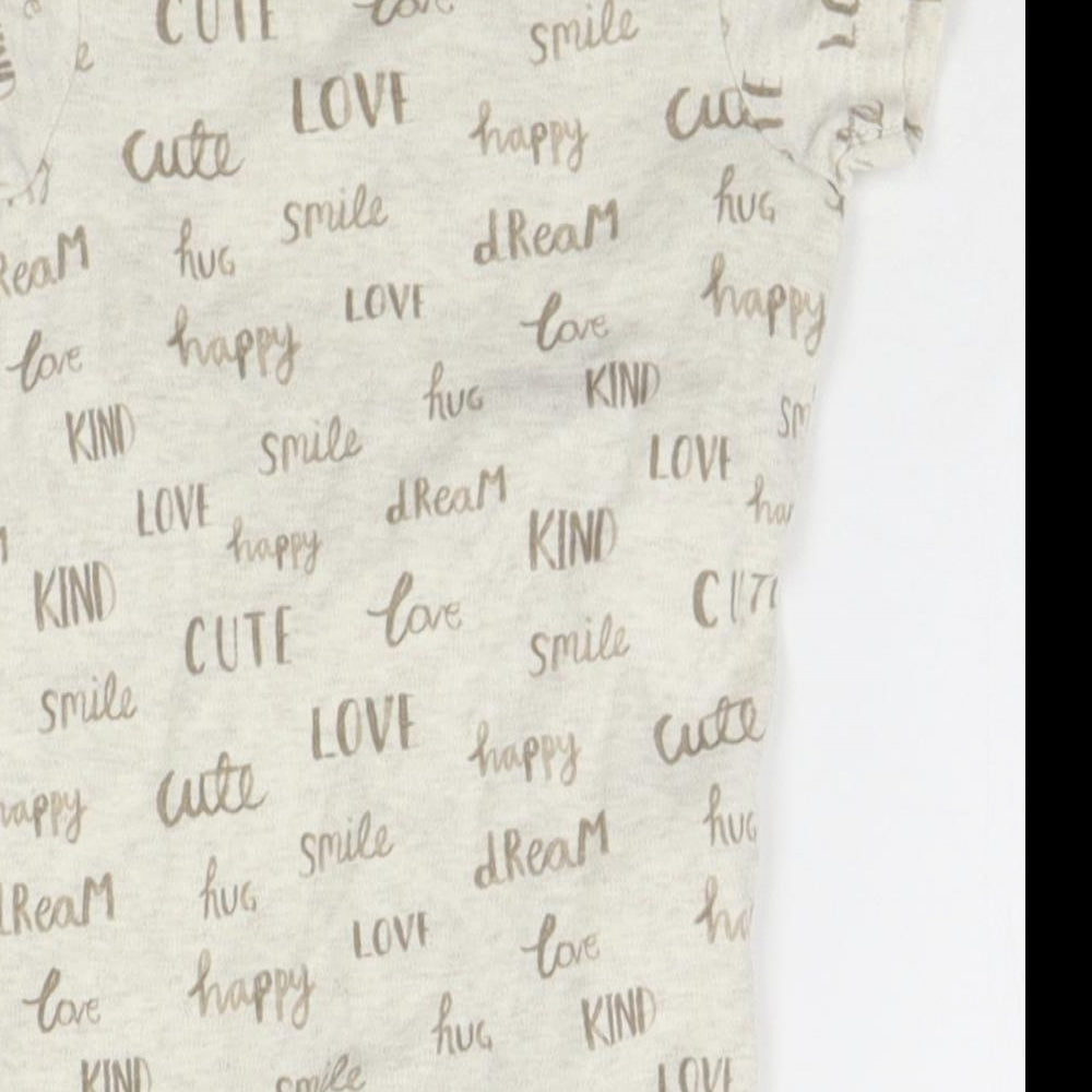 George Baby Beige Ikat Babygrow One-Piece Size 3-6 Months - LOVE