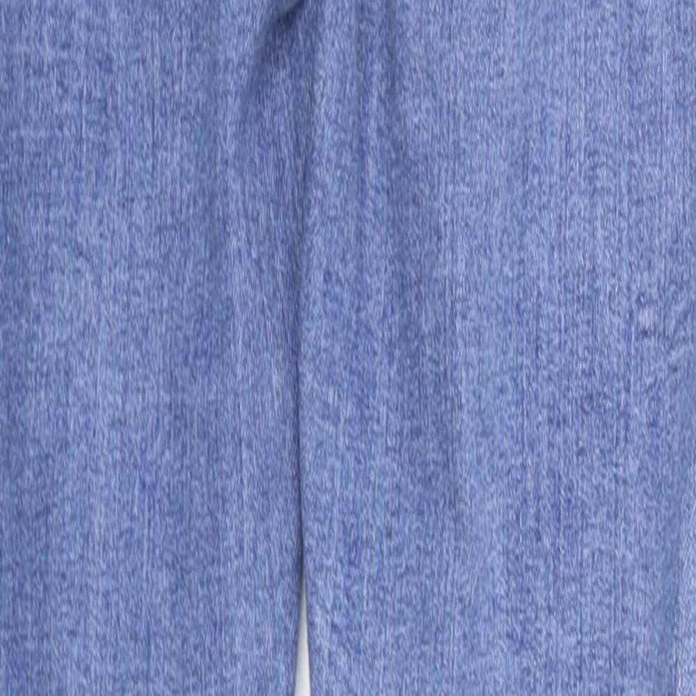 Denim & Co. Womens Blue Straight Jeans Size 6 L26 in