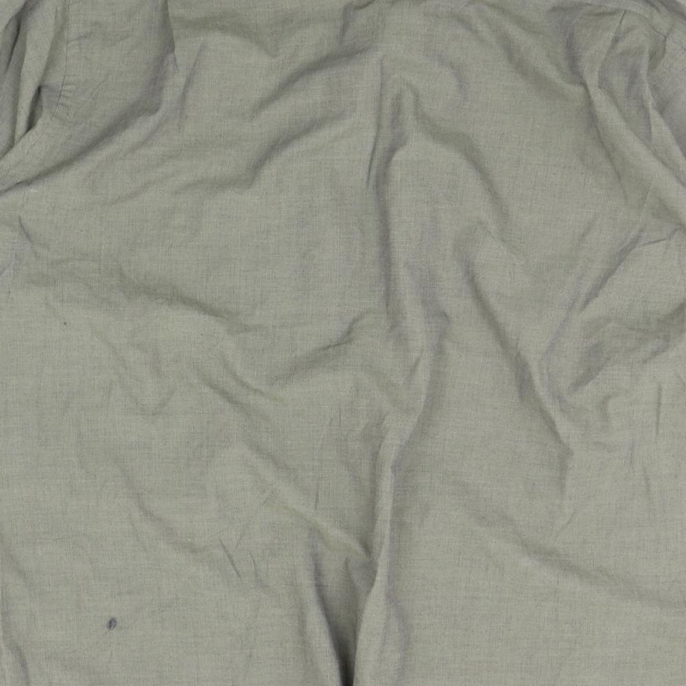 laine taylor Mens Green Button-Up Size 16.5