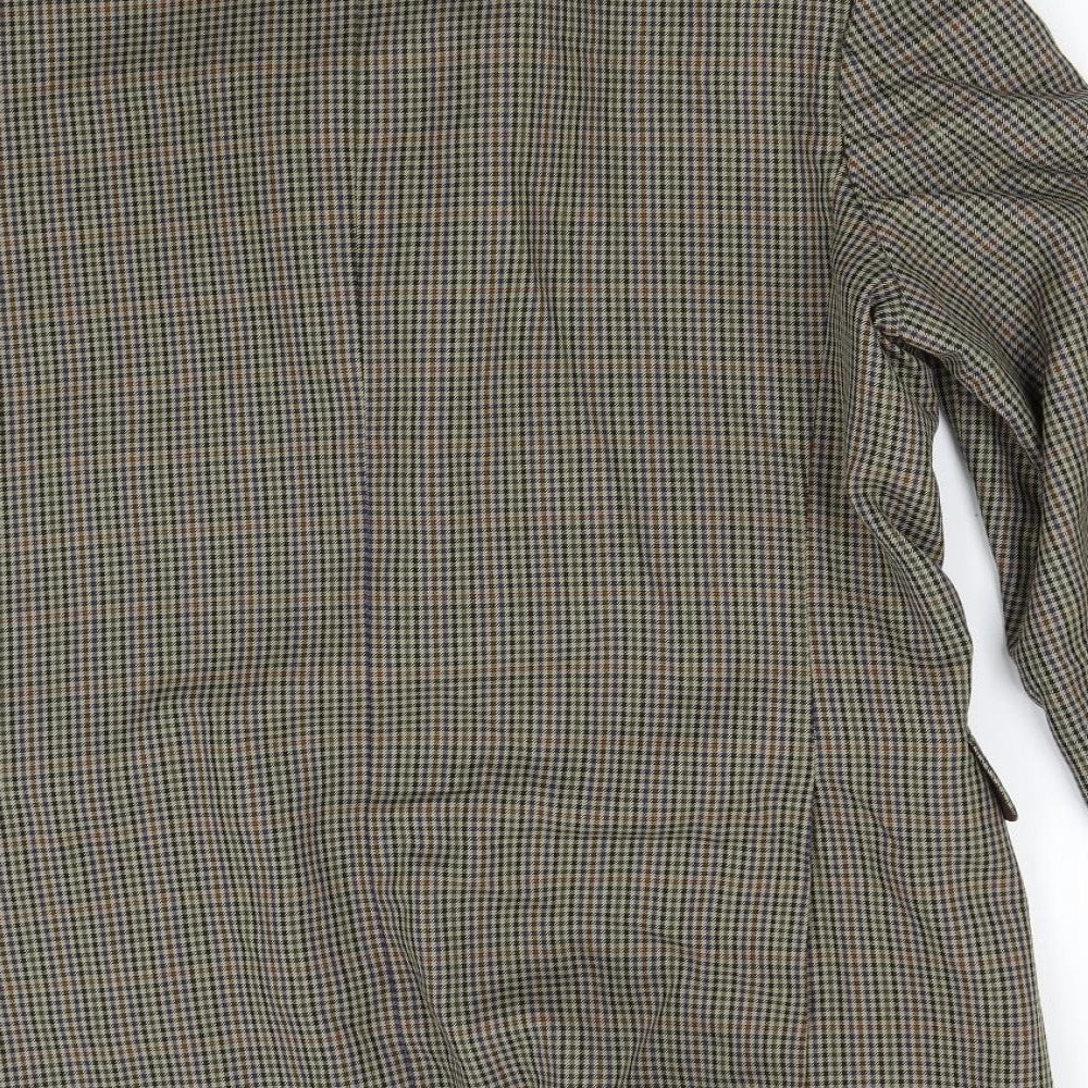 Skopes Mens Brown Check Jacket Suit Jacket Size 42