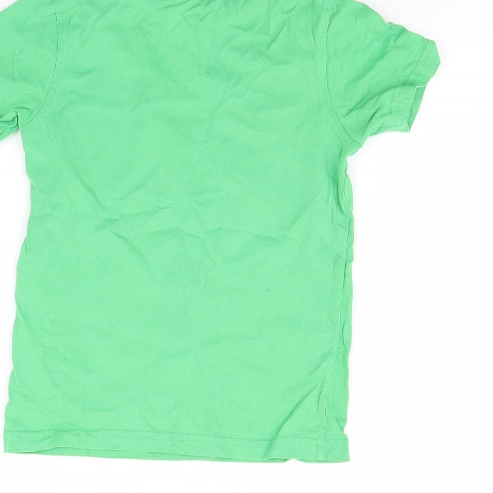George Boys Green Basic T-Shirt Size 5 Years - Dinosaur