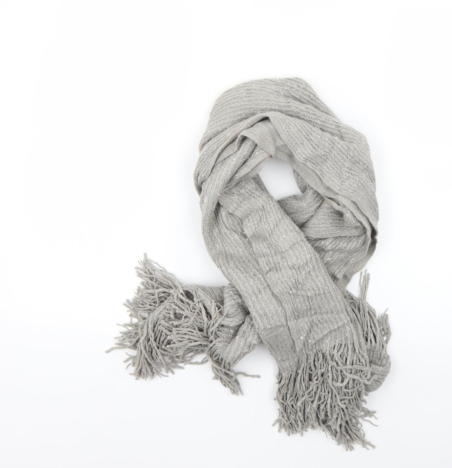 Preworn Womens Grey Scarf