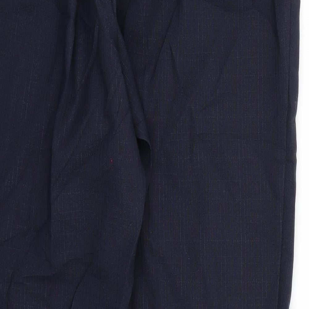 Marks & Spencer Womens Blue Trousers Size 14 L25 in