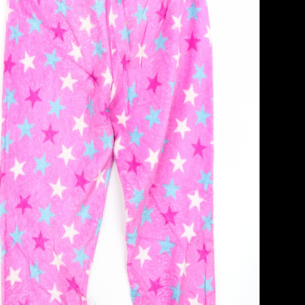 Primark Girls Multicoloured Geometric Pyjama Pants Size 9-10 Years
