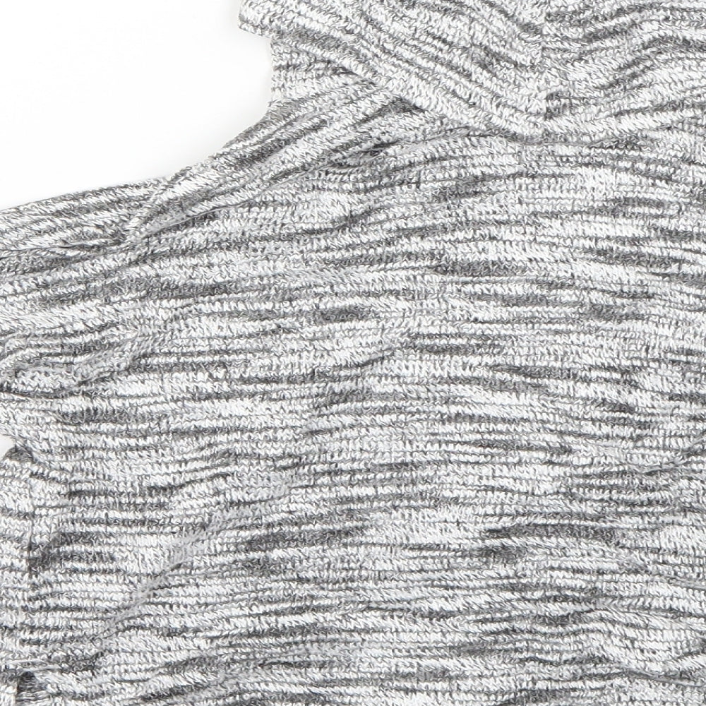 Girls Grey Pullover Jumper Size 7-8 Years