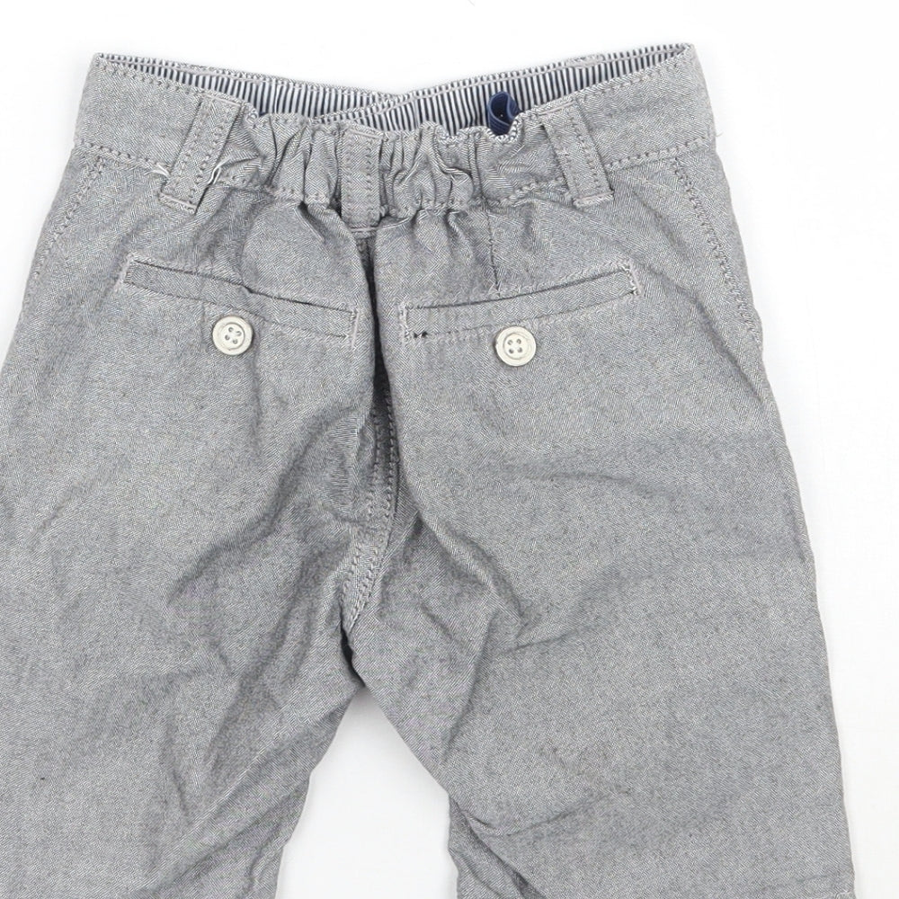 George Boys Grey Cropped Trousers Size 12-18 Months
