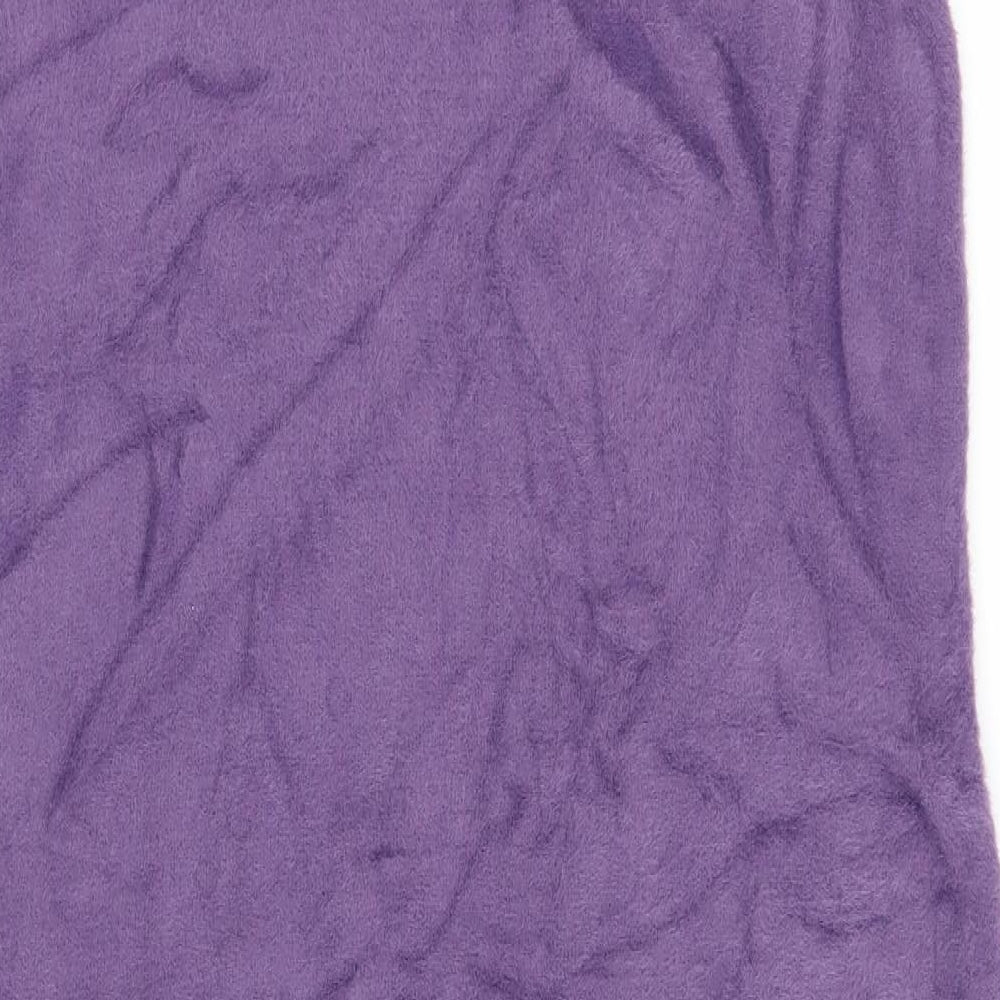 Warehouse Womens Purple A-Line Size L