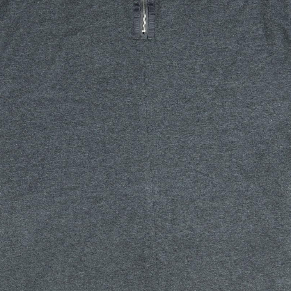 GINKOO Womens Grey Jumper Dress Size 10