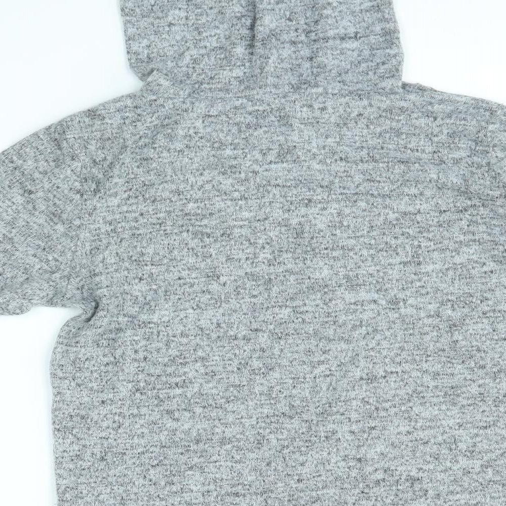 Primark Girls Grey Pullover Hoodie Size 9-10 Years