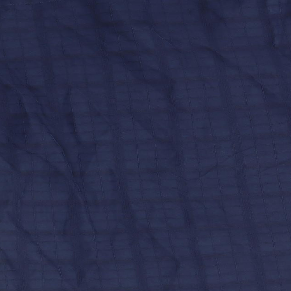 M&S Mens Blue Button-Up Size S