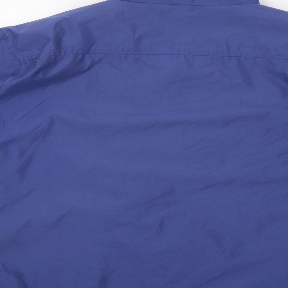 Prpquip Womens Blue Rain Coat Jacket Size S