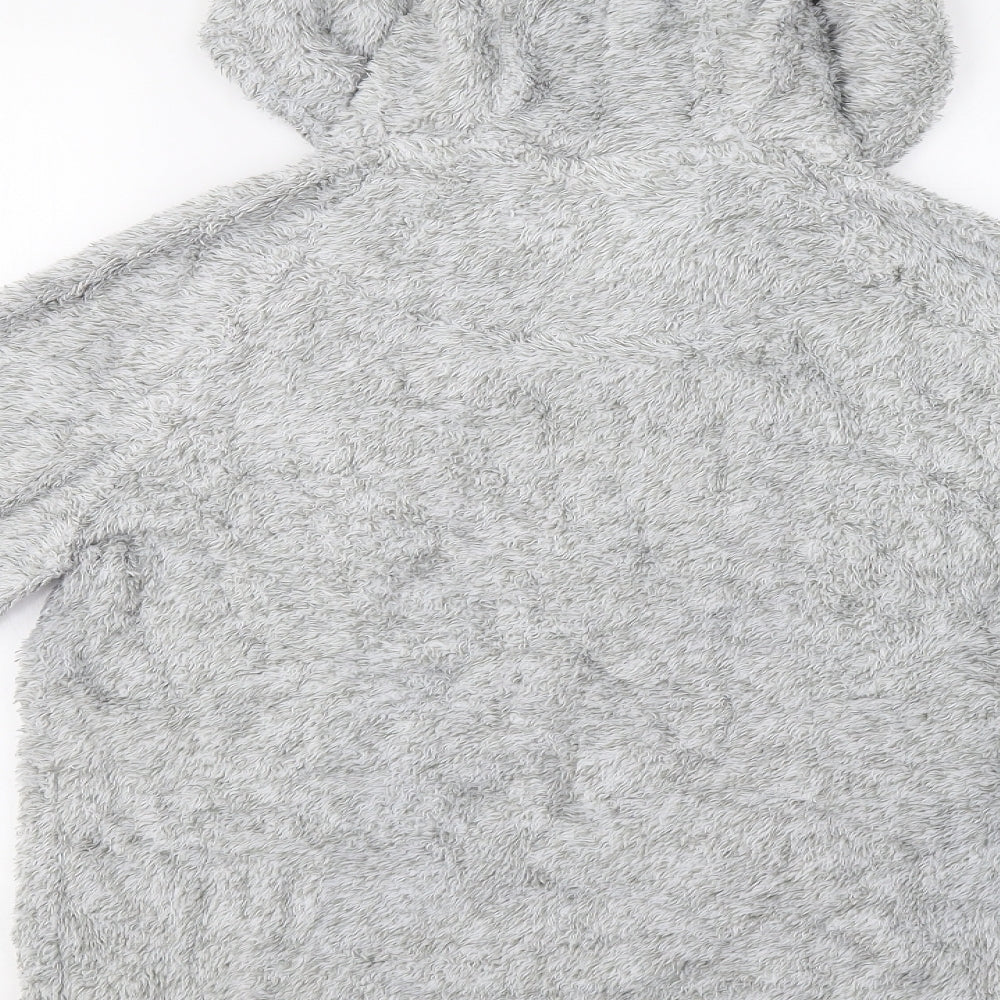 M&S Womens Grey Pullover Hoodie Size 10 - Bear