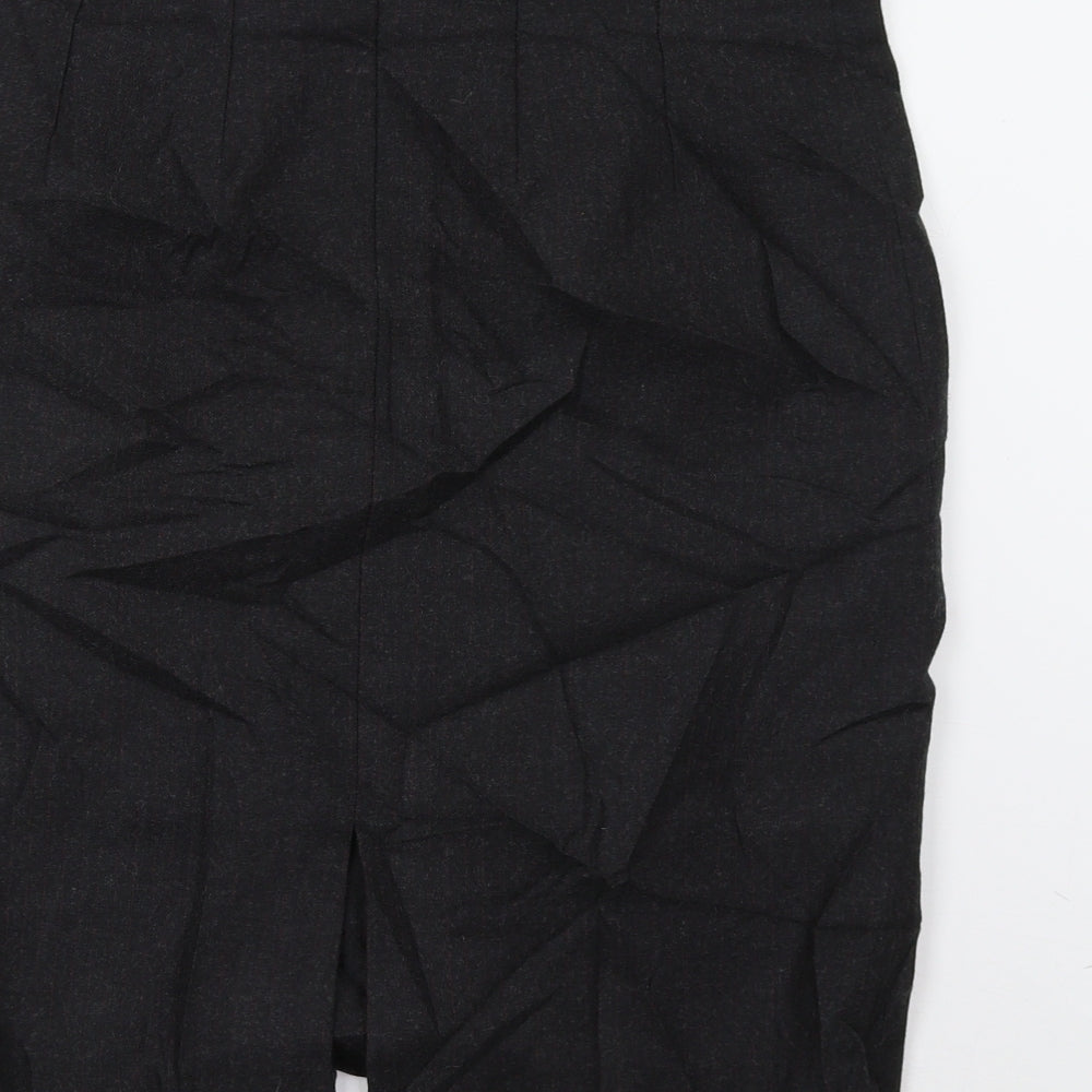 Samuel Brothers Womens Grey Striped Straight & Pencil Skirt Size 12
