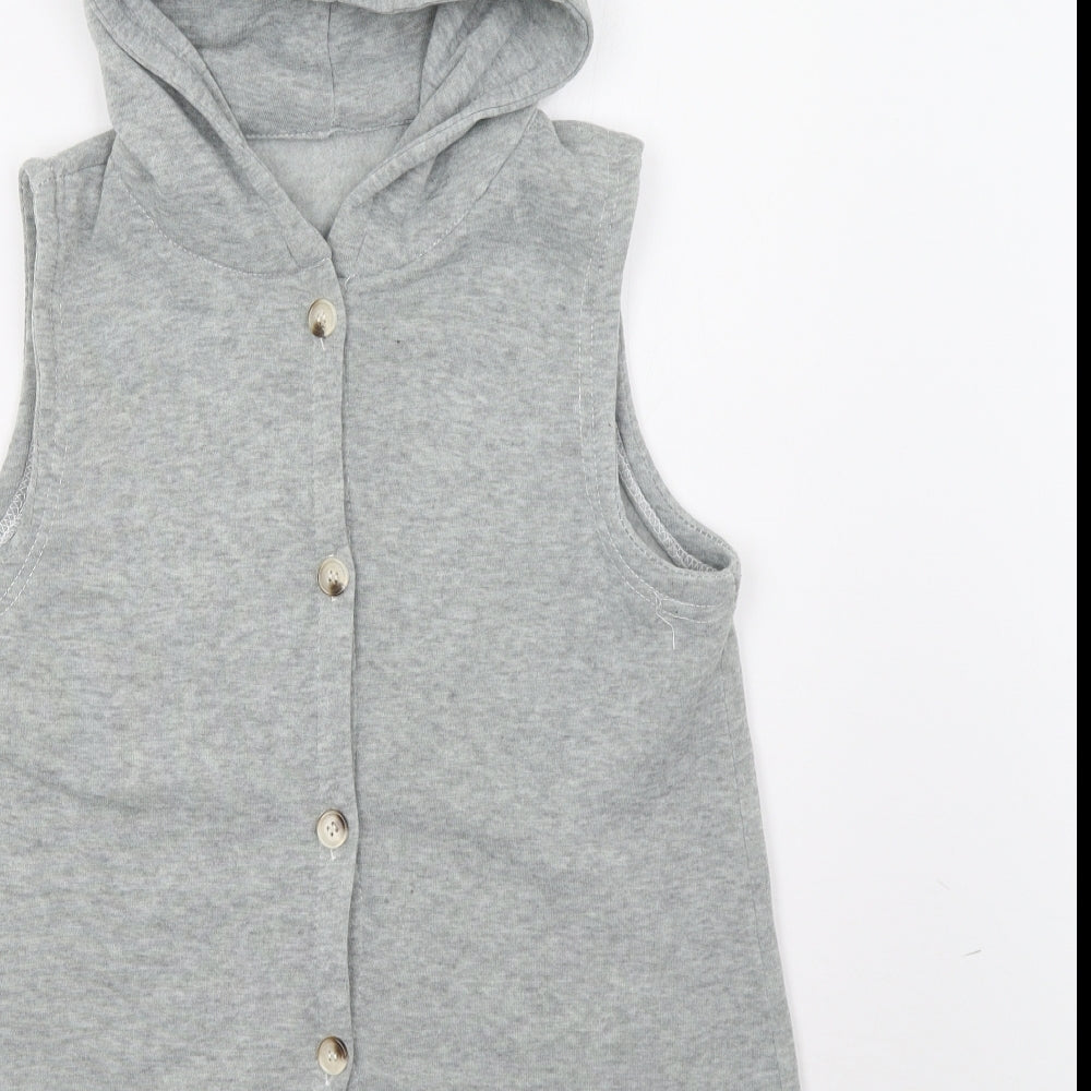 Preworn Womens Grey Vest Jumper Size M