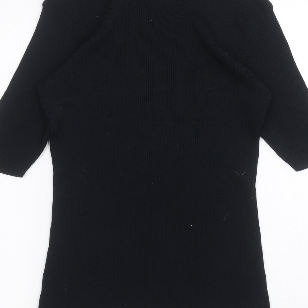 Micha Womens Blue Basic T-Shirt Size M