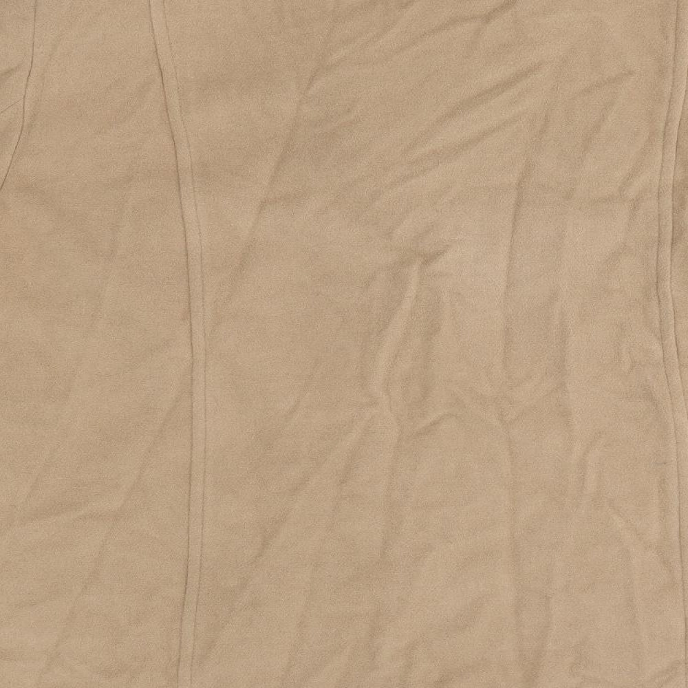 Preworn Womens Beige Overcoat Coat One Size