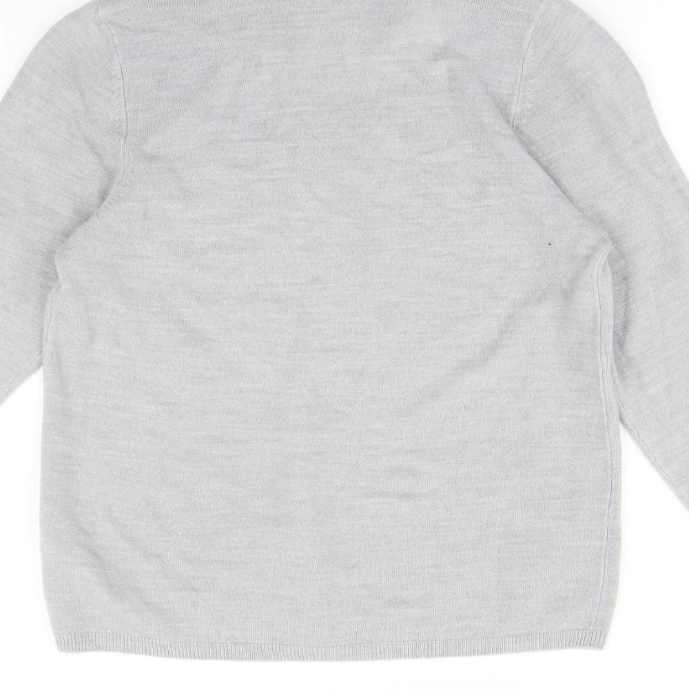Marks & Spencer Womens Grey Pullover Jumper Size 8