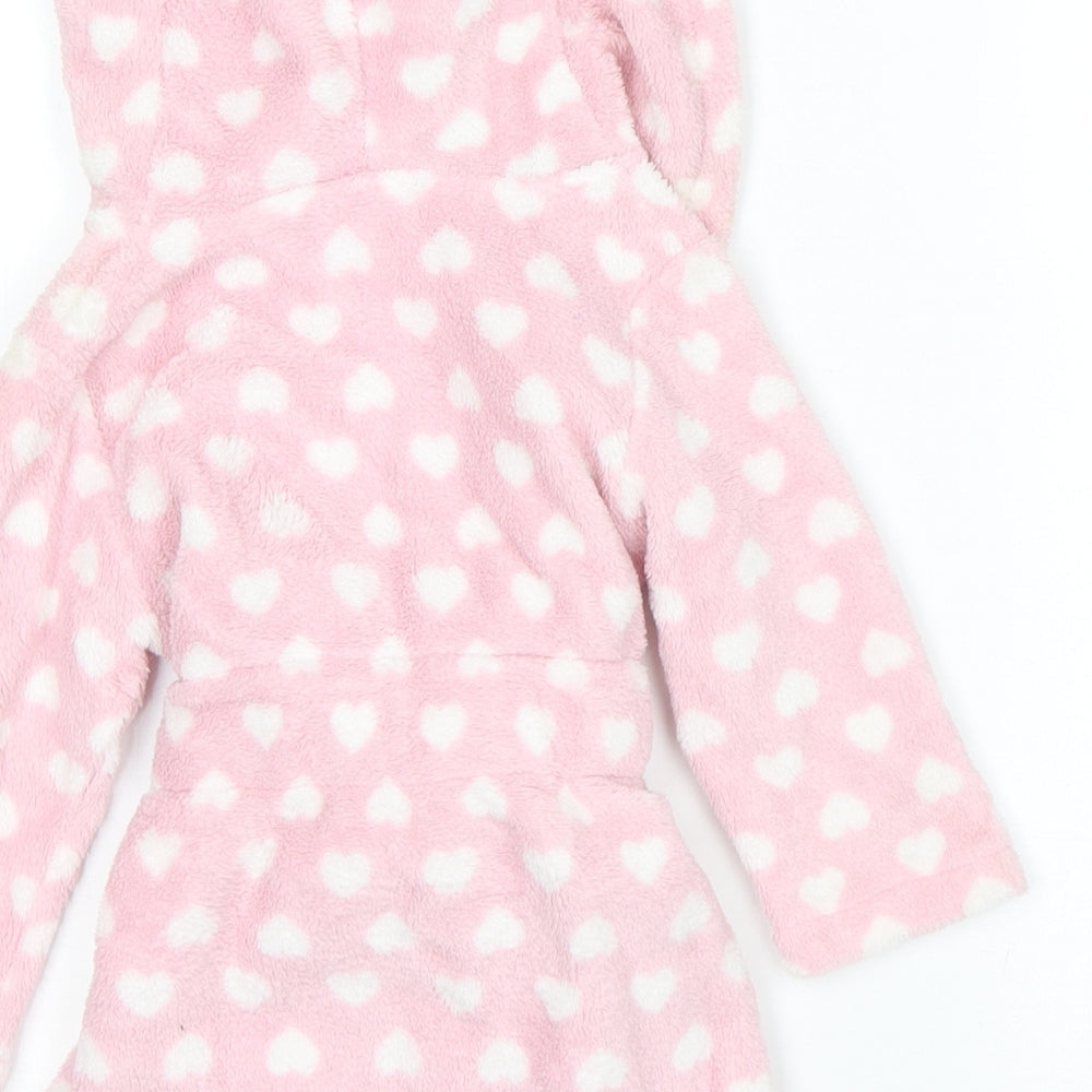 Peacocks Girls Pink Polka Dot Gown Size 6-9 Months