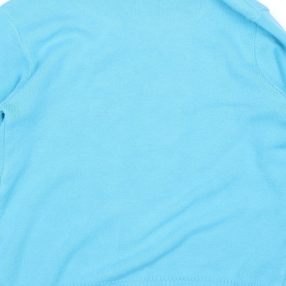 Hand to Hnad Womens Blue Pullover Jumper Size S