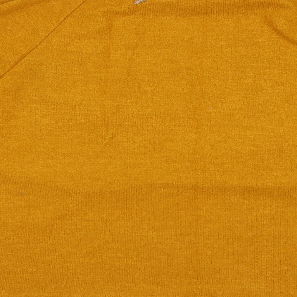 H&M Womens Yellow Pullover Jumper Size L
