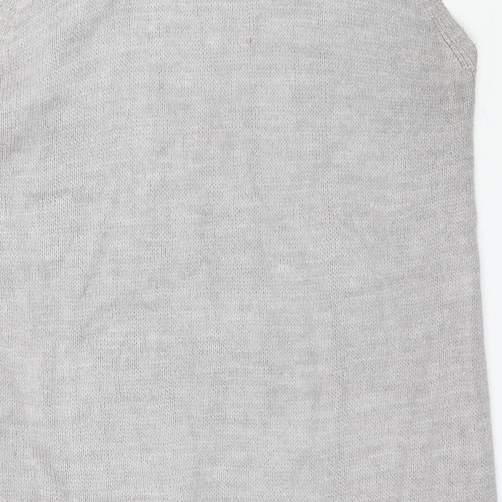 Peacocks Womens Grey Knit Mini Size M