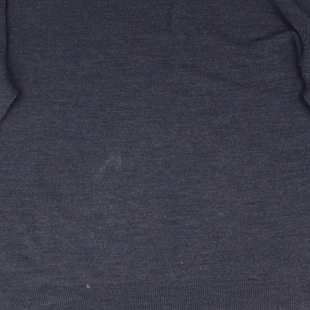 BHS Mens Grey Knit Pullover Jumper Size L