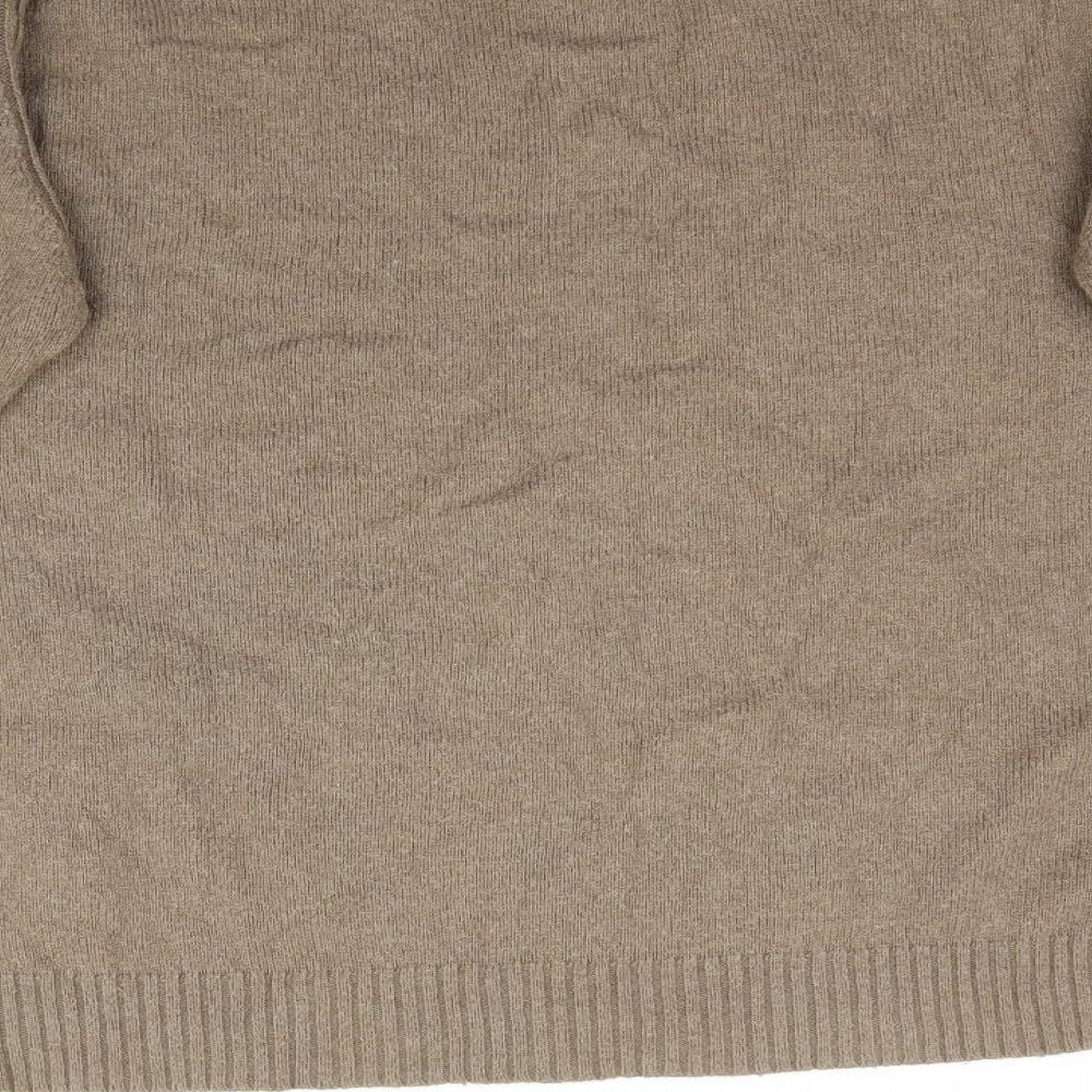 Debenhams Womens Beige Knit Pullover Jumper Size XL