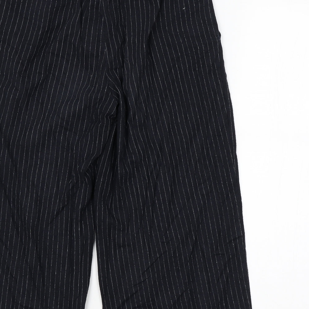 Atmosphere Womens Blue Striped Trousers Size 10 L20 in