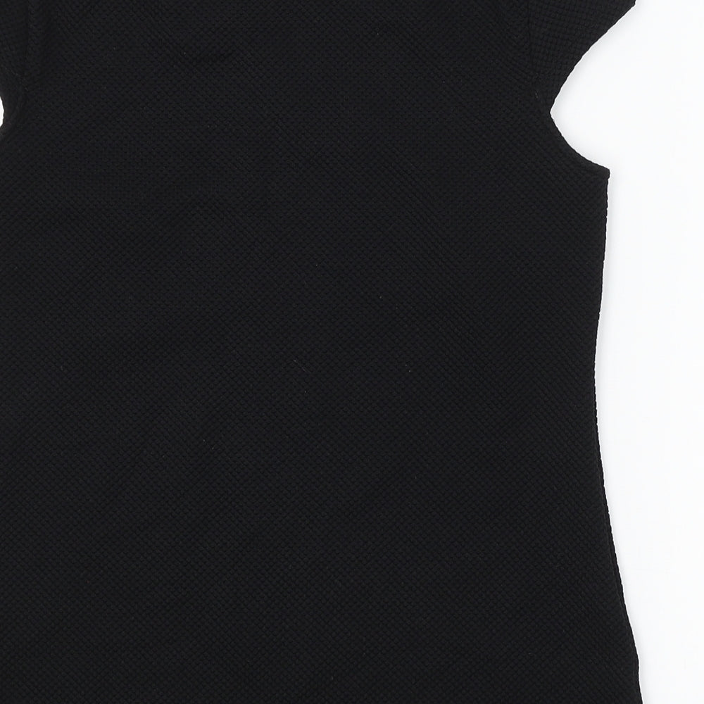Dorothy Perkins Womens Black Basic Blouse Size 6