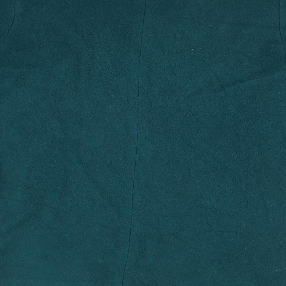Preworn Womens Green Overcoat Coat