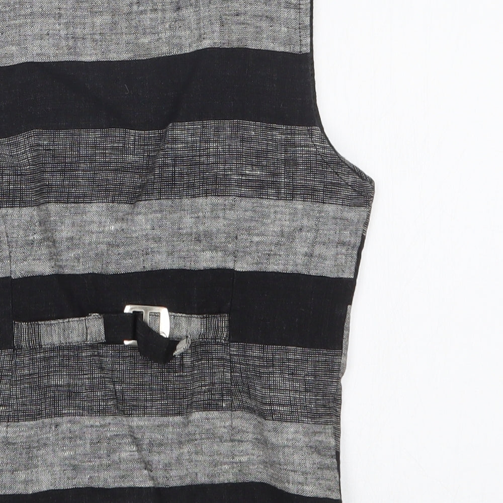 BLAZO Boys Multicoloured Striped Jacket Waistcoat Size 4 Years