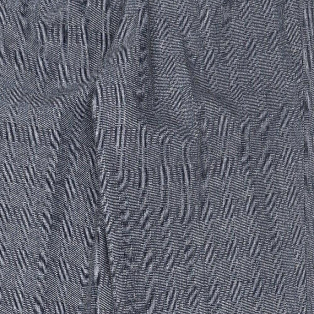 Marks & Spencer Womens Blue Trousers Size 10 L26 in