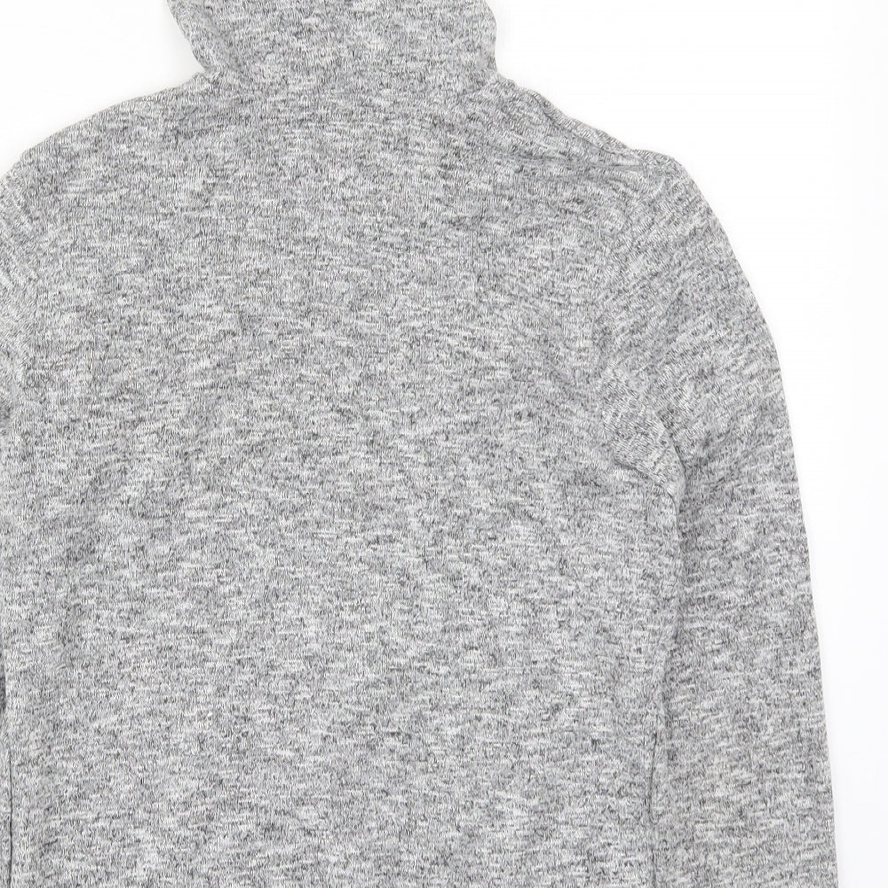 George Girls Grey Full Zip Hoodie Size 11-12 Years