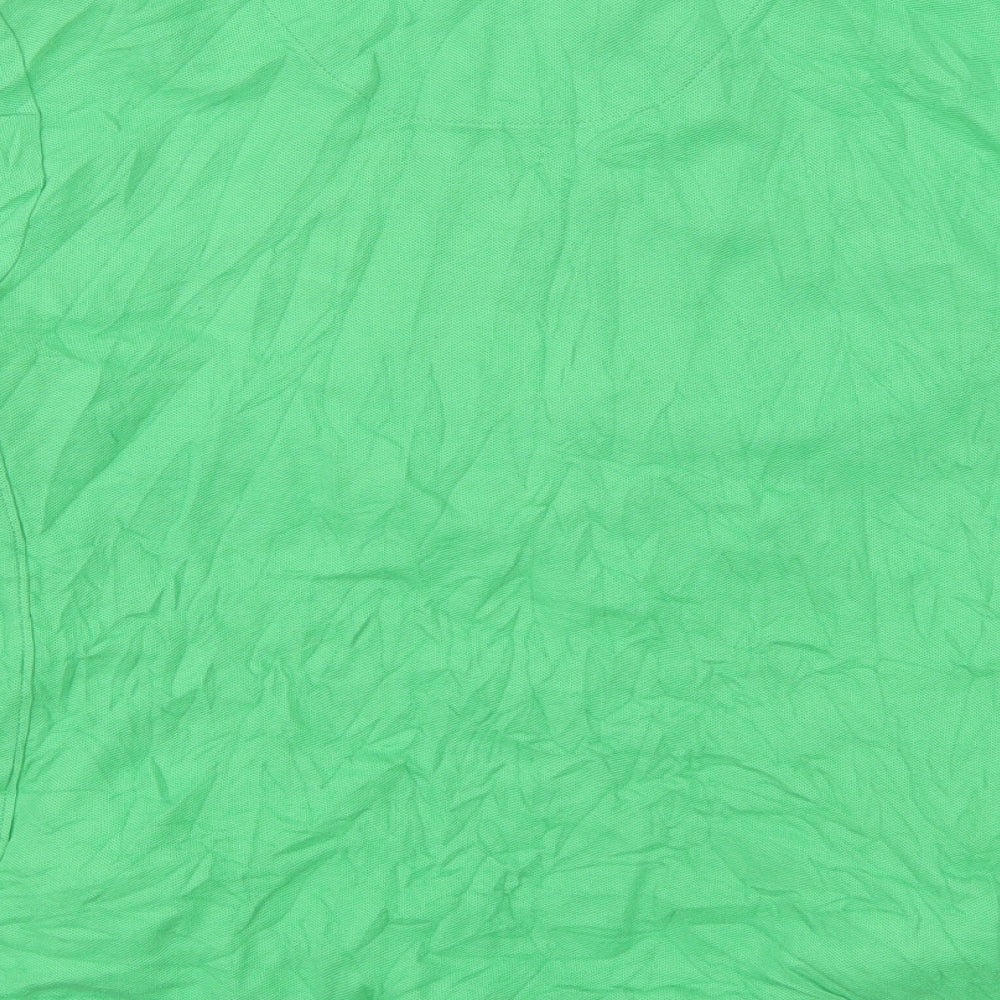 Croft & Barrow Womens Green Basic T-Shirt Size L