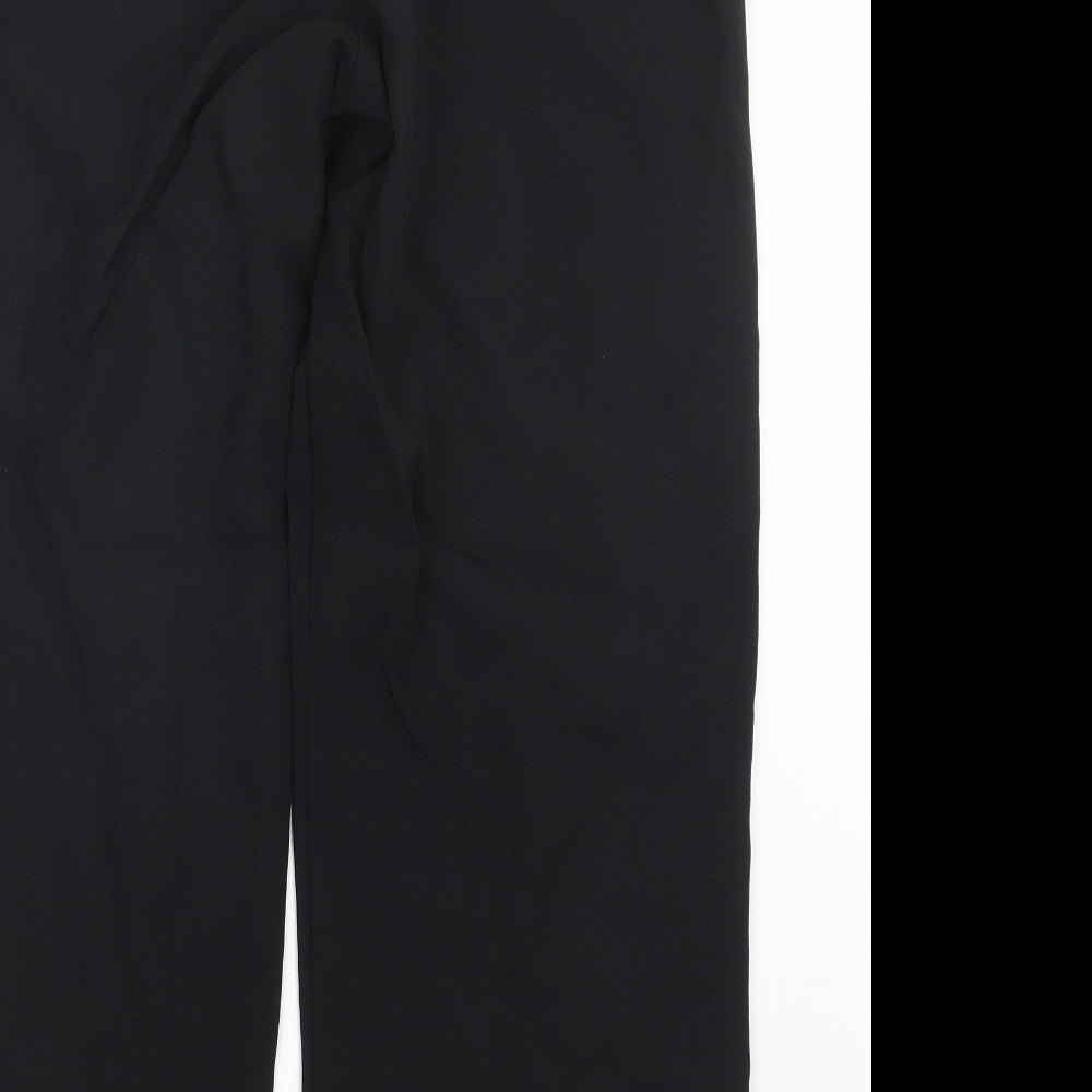 Damart Womens Black Trousers Size 14 L28 in