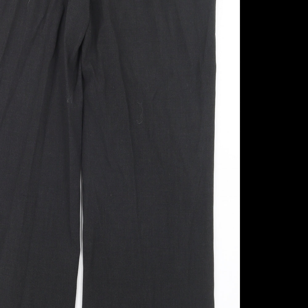 Marks and Spencer Womens Grey Trousers Size 14 L27 in