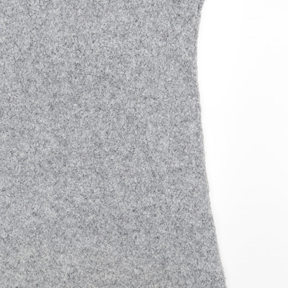 NEXT Girls Grey Pullover Jumper Size 9 Years